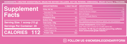 MILF Matcha - Creatine + Collagen